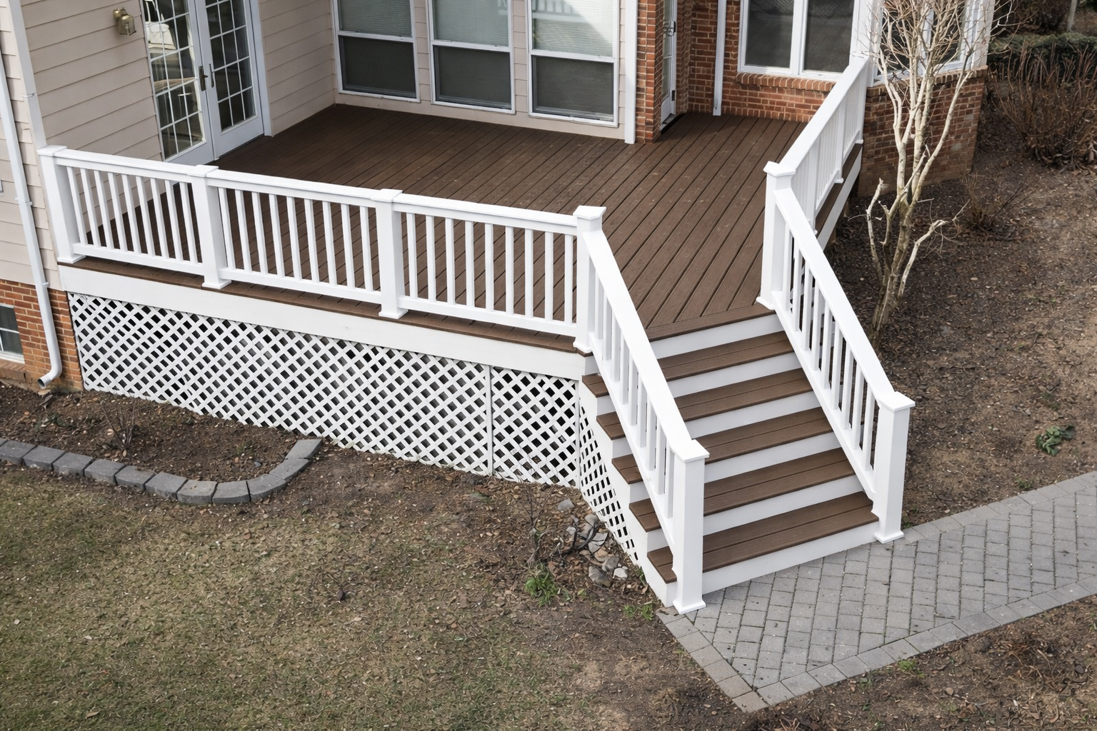 Backyard deck replacement